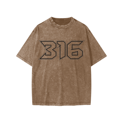 316 Washed Kids' T-Shirt