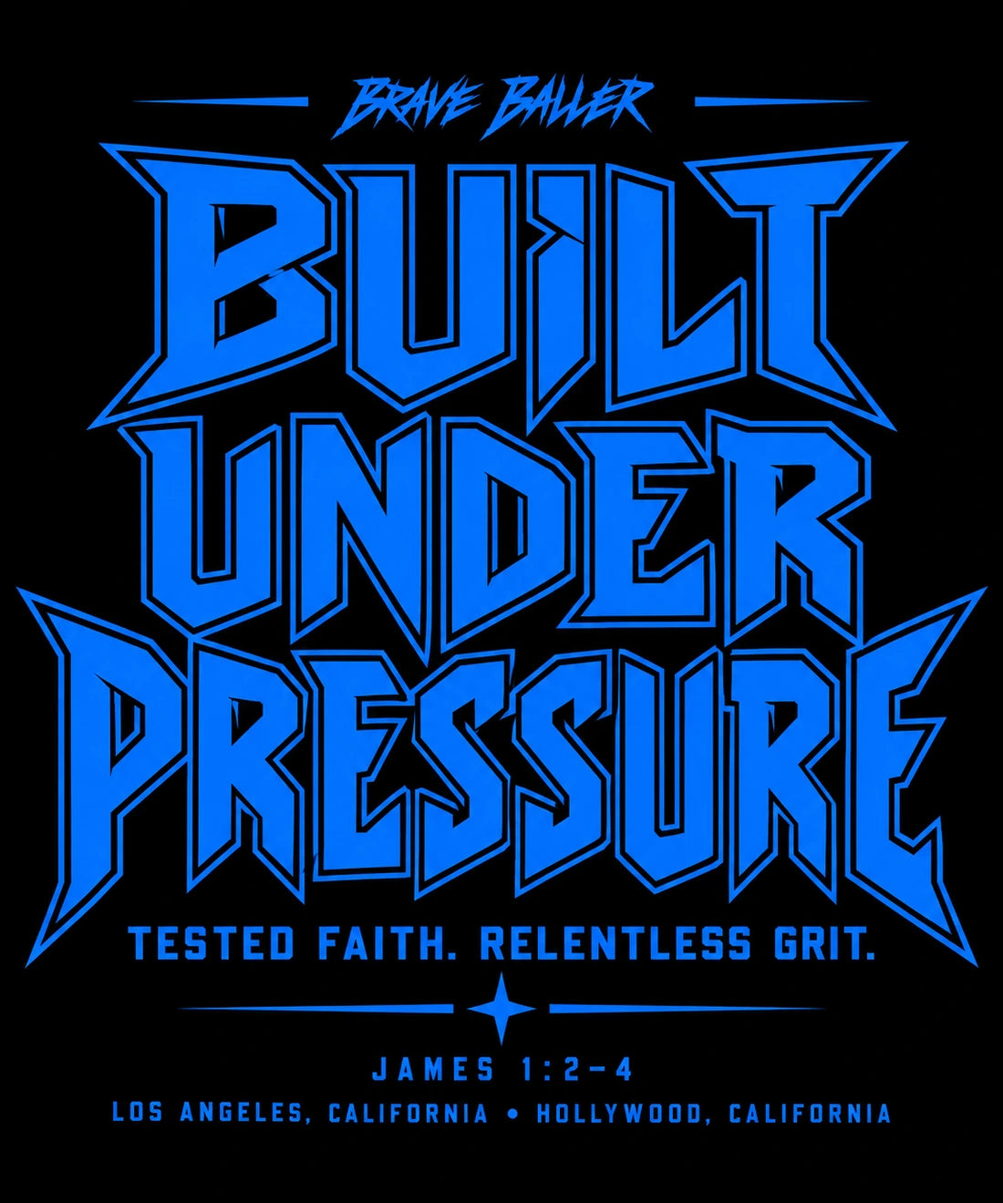 Brave Baller Built Under Pressure — Tested faith. Relentless grit. James 1:2–4