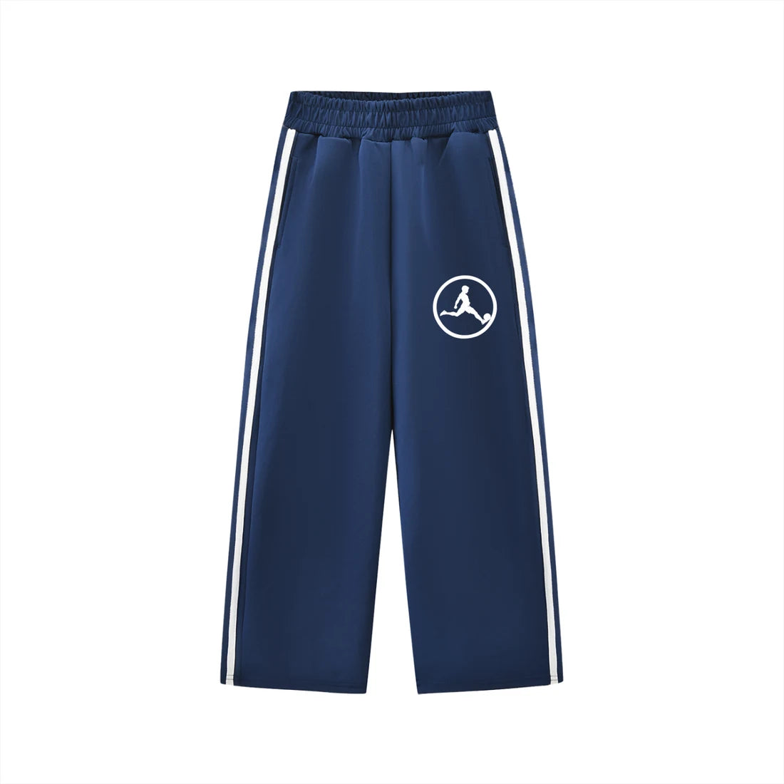 Kids’ blue contrast tape sweatpants