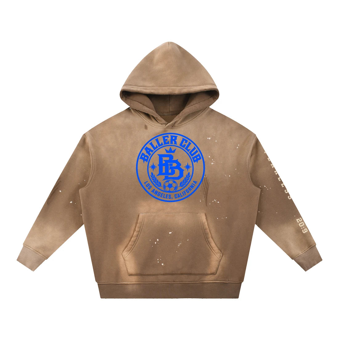 Adult Baller Club vintage brown hoodie